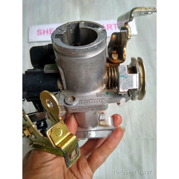 Throtholl karbu Intek Injektor selang bensin Vario 110cc f1 ori lengkap mulus