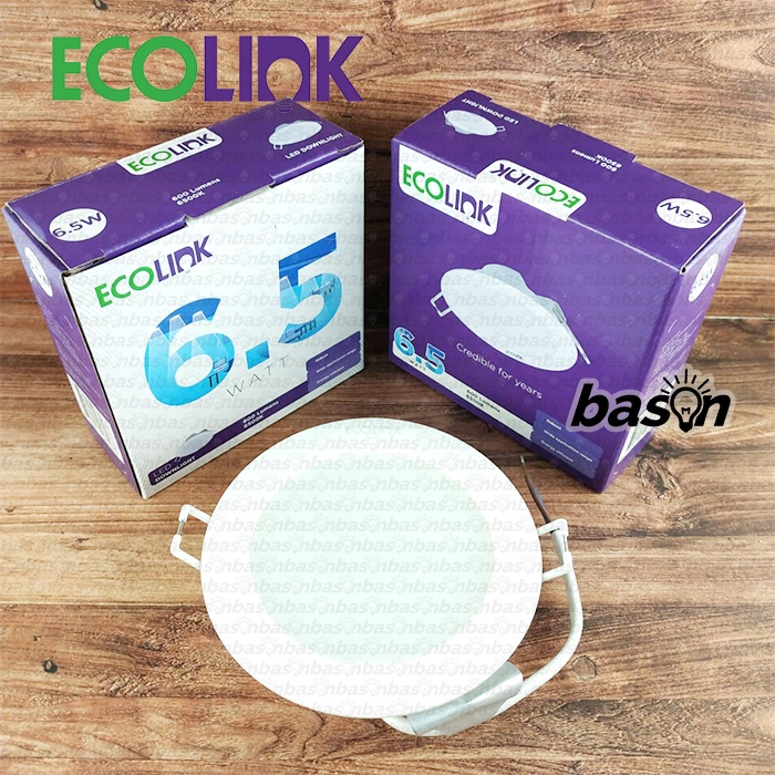 ECOLINK EDN200B 6.5W LED6 D90 3.5 inch - Lampu Downlight LED