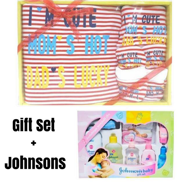 PAKET HEMAT KADO LAHIRAN BAYI GIFT SET + JOHNSON GIFT BOX