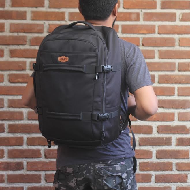 Travel Bag Backpacker eiBag 611 - Hitam