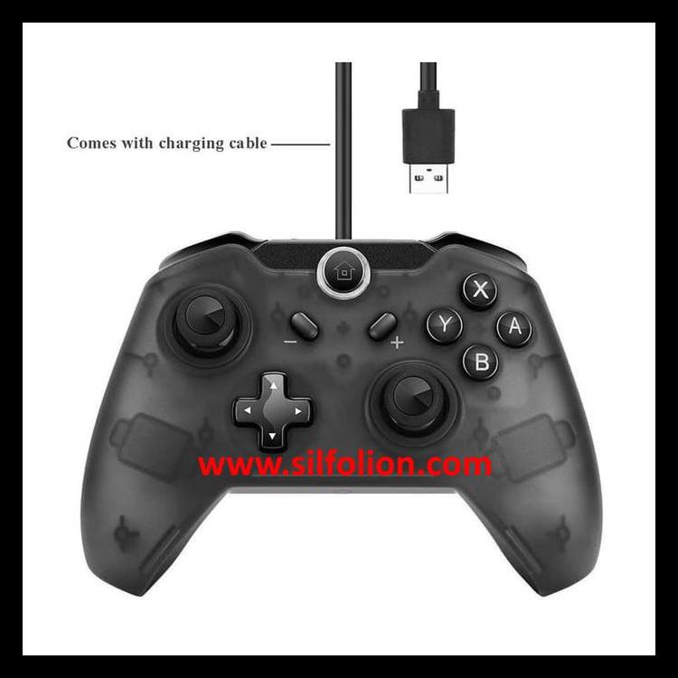 WIRELESS CONTROLLER NINTENDO SWITCH GAMEPAD PRO KABEL USB C KODE 1282