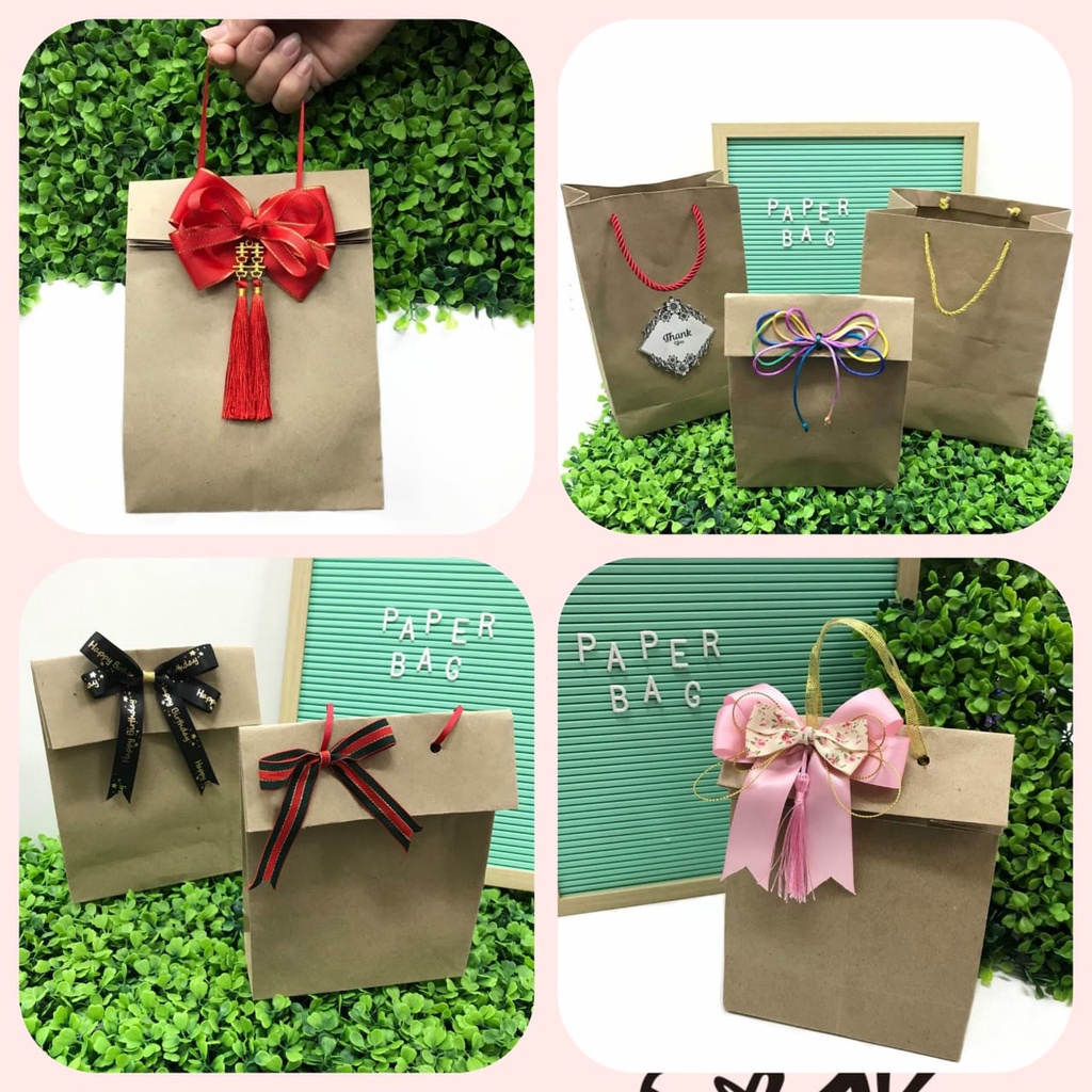 HIASAN PAPER BAG | TAS KERTAS | KANTONG HAMPERS | KANTONG SOUVENIR