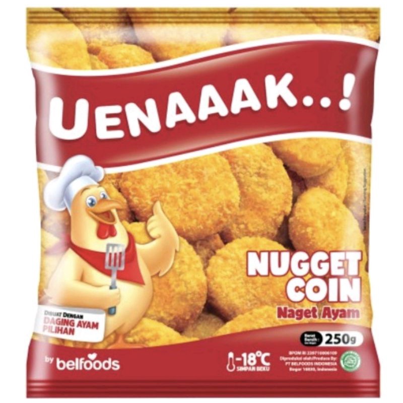 

BELFOOD NUGET UENAK KOIN 250GR