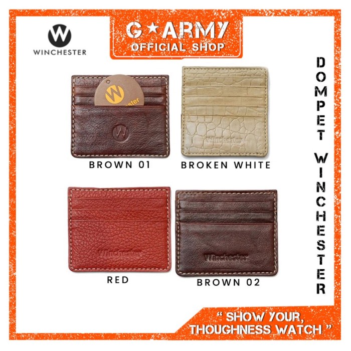 Id Card - Card Holder - Dompet Kartu Atm / Dompet Mini Kulit Asli Leather Ori
