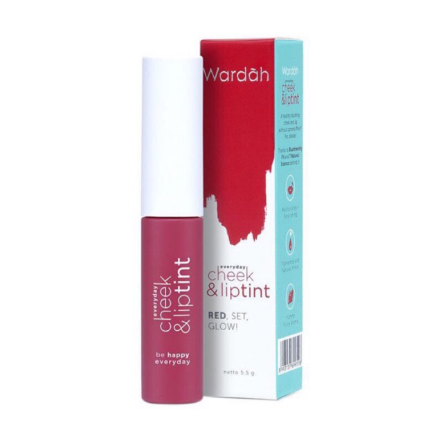 WARDAH CHEEK AND LIPTINT / LIPTINT WARDAH