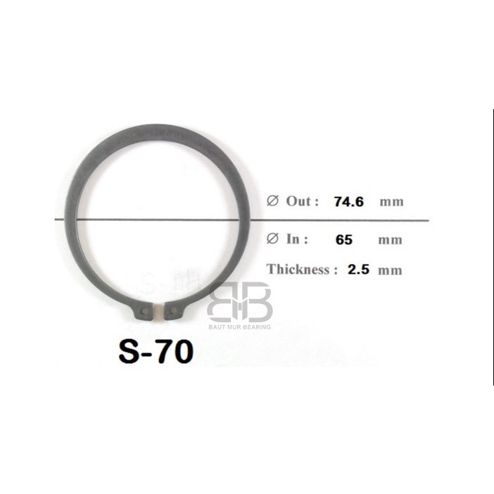 Snap Ring External Retaining Ring / Snap Ring / Circlip S-70