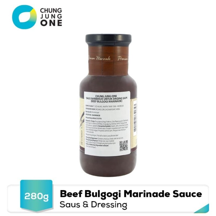

Fe0Ggg Chung Jung One - Beef Bulgogi Marinade Sauce 280 Gr 75djbfv