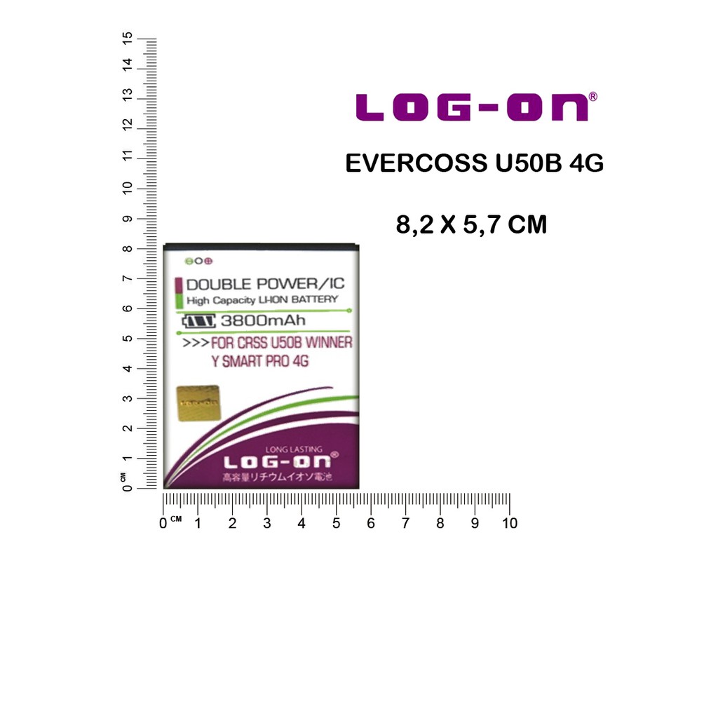 BATERAI LOG ON EVERCOSS U50B 4G