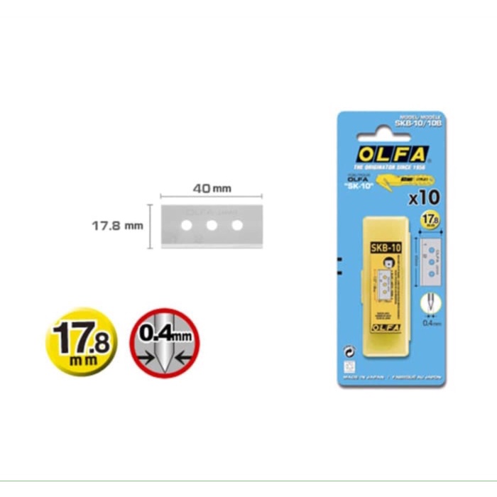 

Buruan Refill Blade Cutter Olfa Skb-10/10B Terlaris