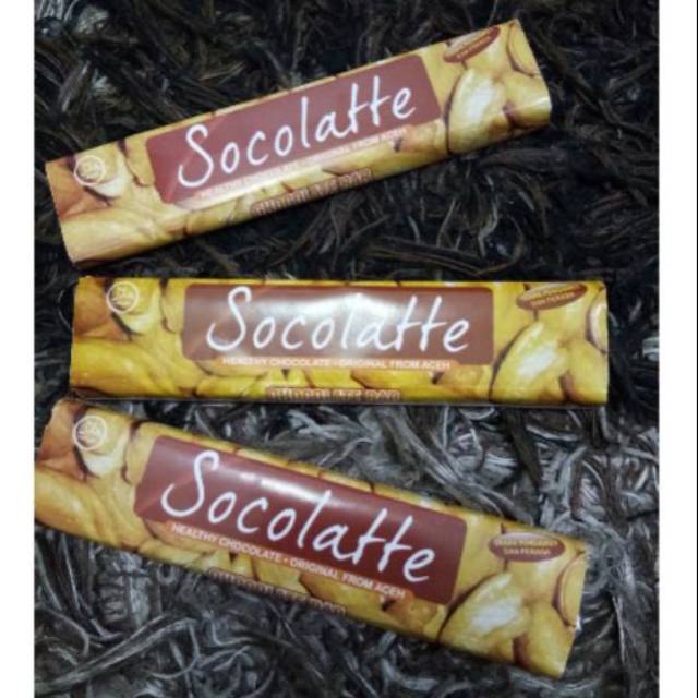 

Coklat Batang dengan Kacang Mede, Socolatte 25 gr