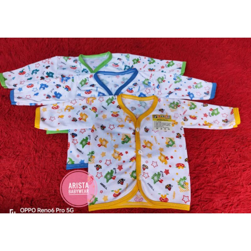 ARSELbaby - atasan baju bayi putih motif