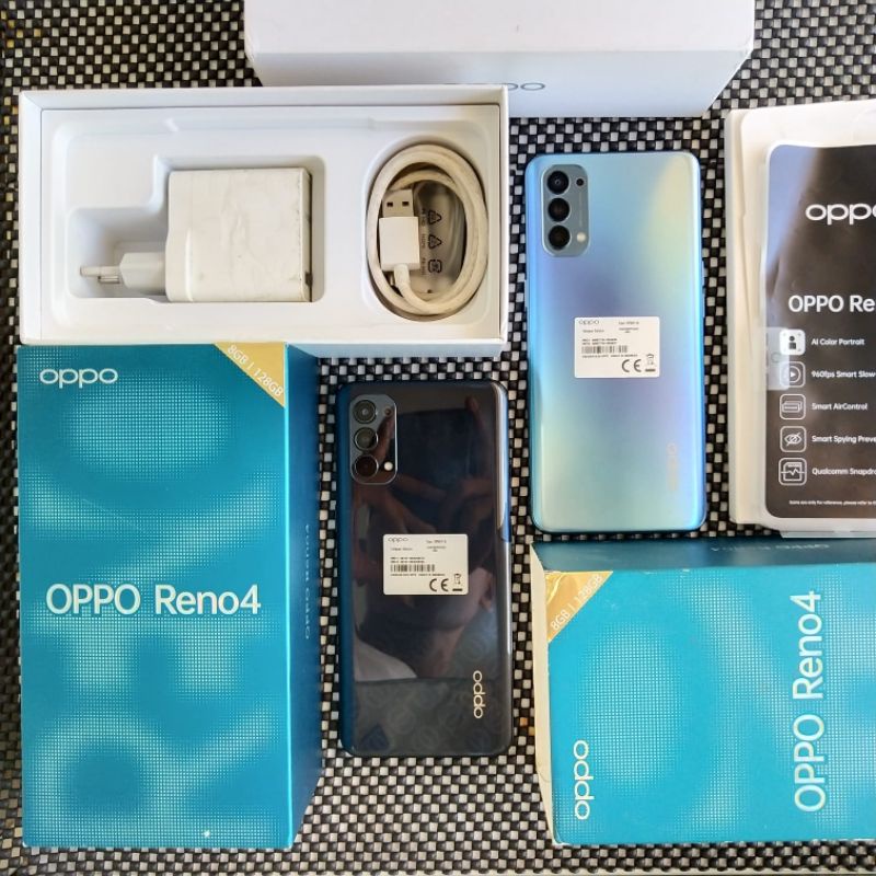 OPPO RENO 4 8/128 SECOND FULLSET ORI