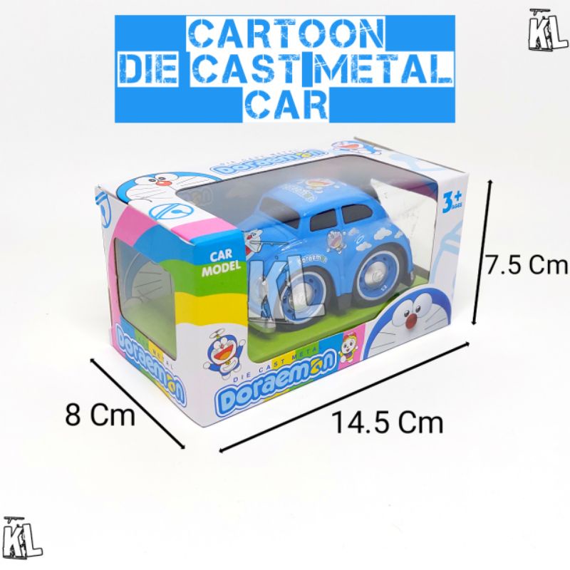 Mainan Mobil Die Cast Kartu Karakter Metal