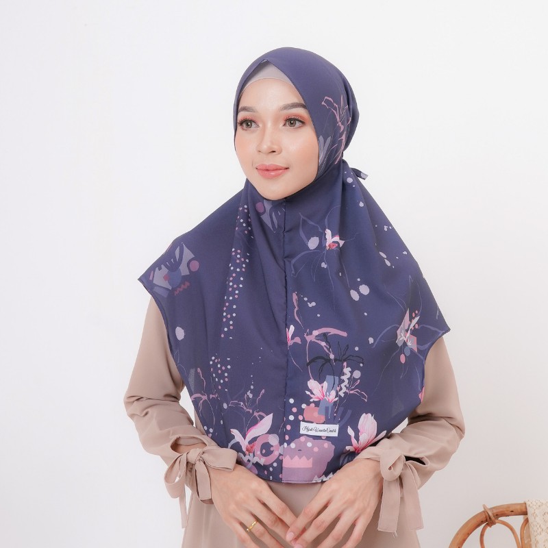 Hijabwanitacantik - Instan Baiti Magnolia | Hijab Instan | Jilbab Instan Bergo Exclusive Printing-Orion