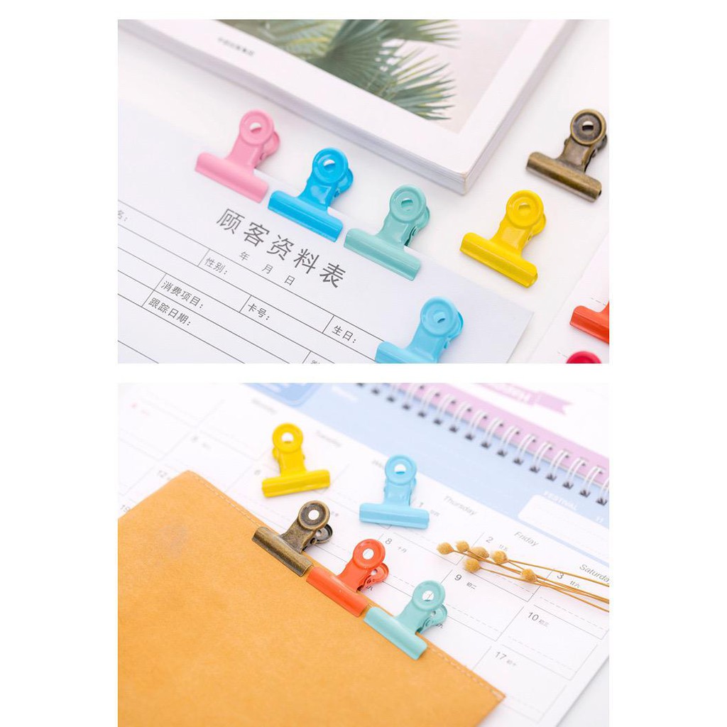 [MIDORI] 3CM Paper Clip Besi Warna Warni - F0083