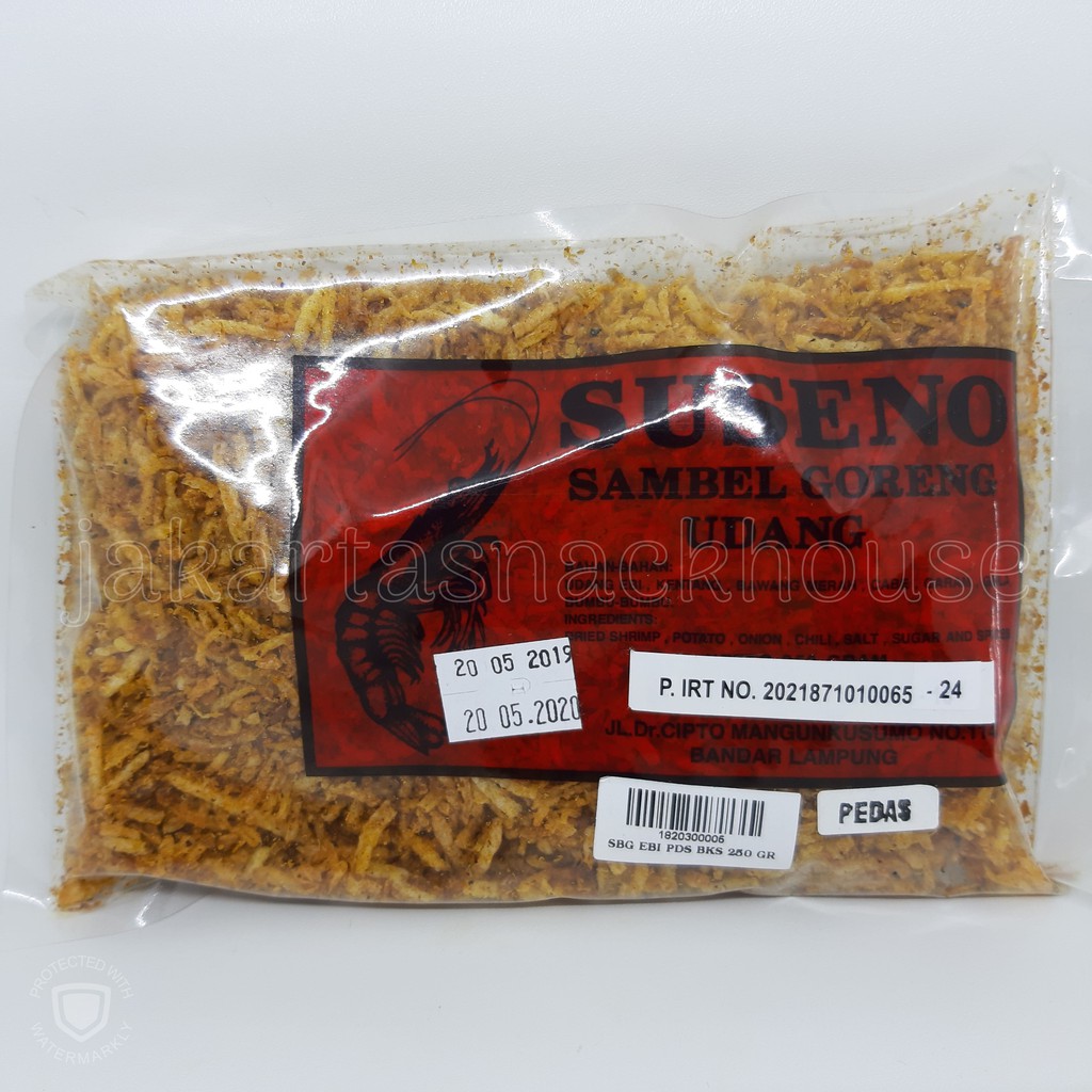 

SAMBAL GORENG UDANG PEDAS SUSENO LAMPUNG BUNGKUS