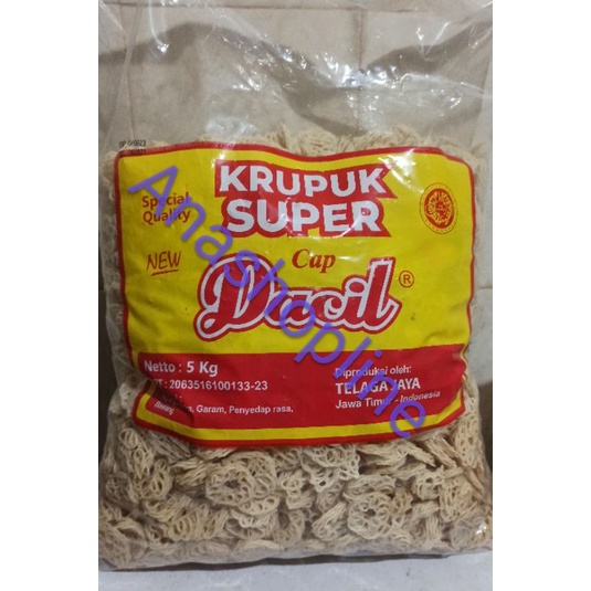 

Kerupuk Super Cap Dacil / krupuk / snack / camilan