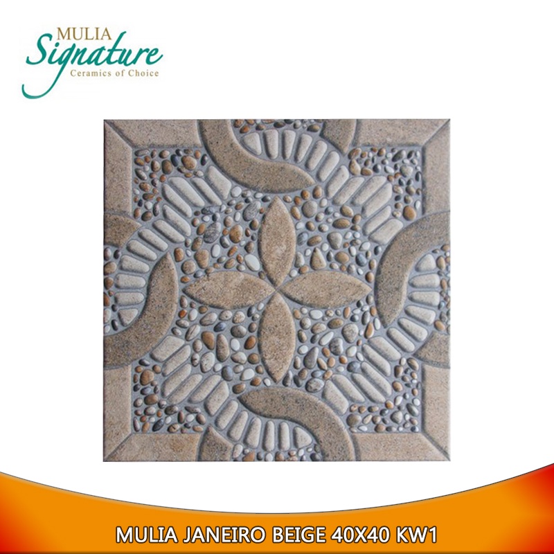 Mulia Janeiro Beige 40X40 KW1 - Keramik Lantai