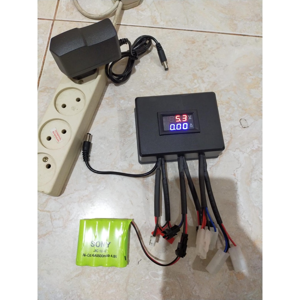 Alat Ukur Batre Charger RC / Batere Cas / Volt Amper / Arus Tegangan Full