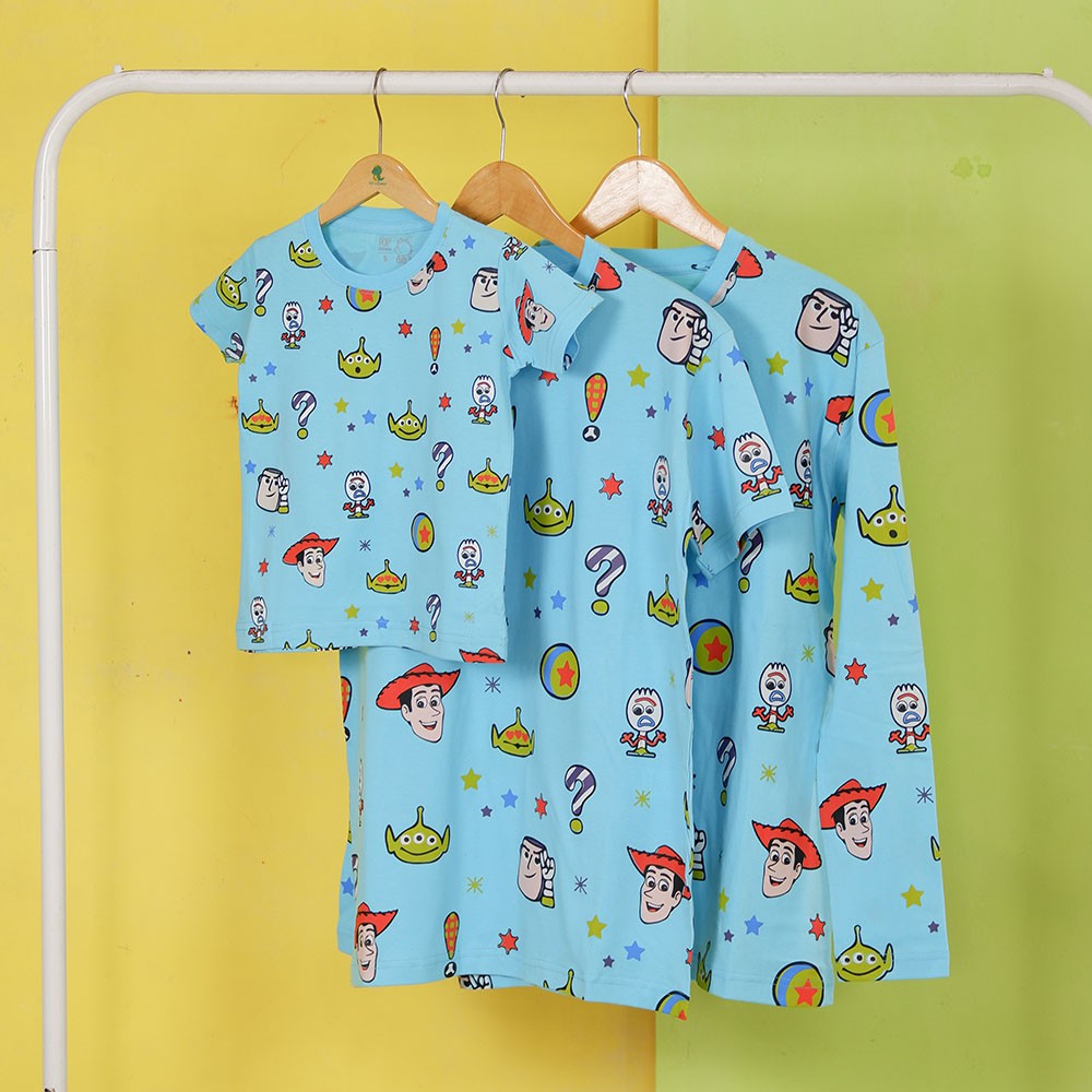 

Pop Kidswear Friend In Me Couple tee - Kaos kembar keluarga pattern gambar forky woody buzz