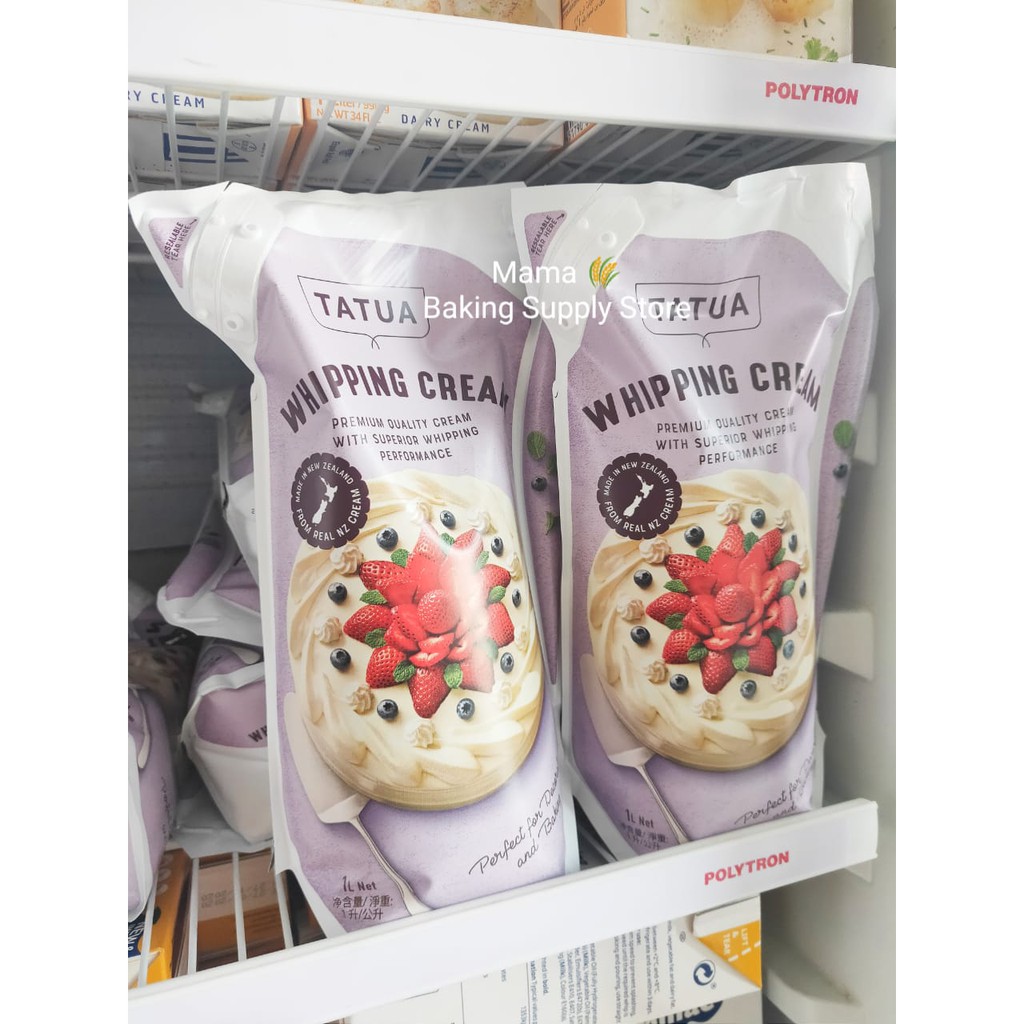 

TATUA Whip Whipping Cream Krim Cair Dessert Topping Tatua 1 L Liter Kg