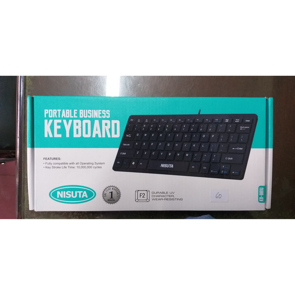 Keyboard Mini Portable NISUTA KB001U USB