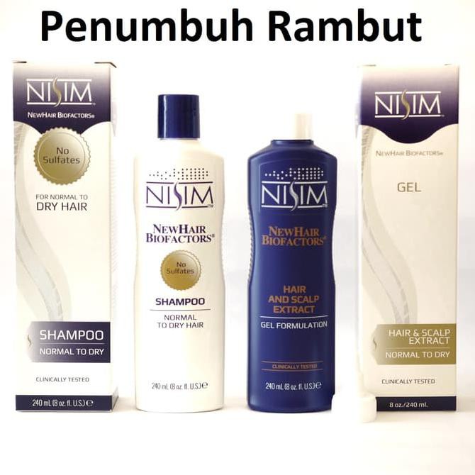 Shampoo Nisim Biofactors + Hair Tonic Nisim Biofactors Normal Kering