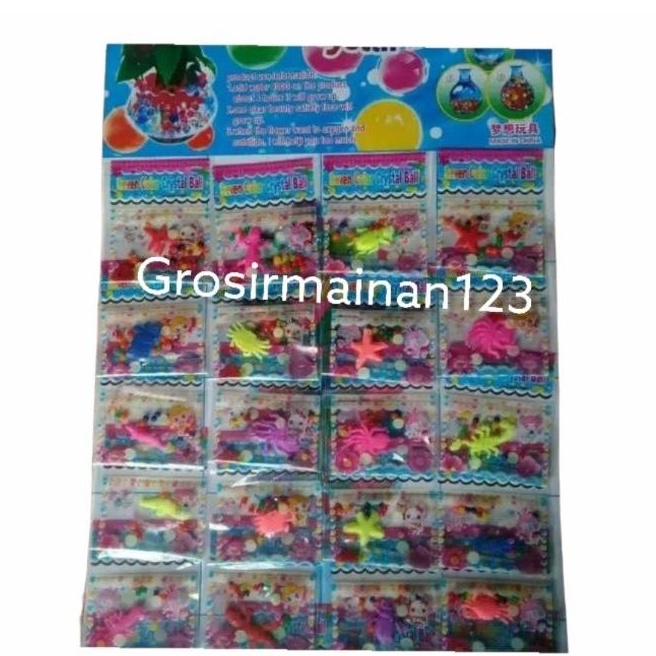 mainan redeman binatang lembar isi 24 pcs