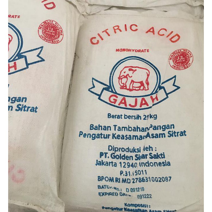 

Monggo] Citric Acid / Citrun / Citrun Zuur / Asam Sitrat Cap Gajah
