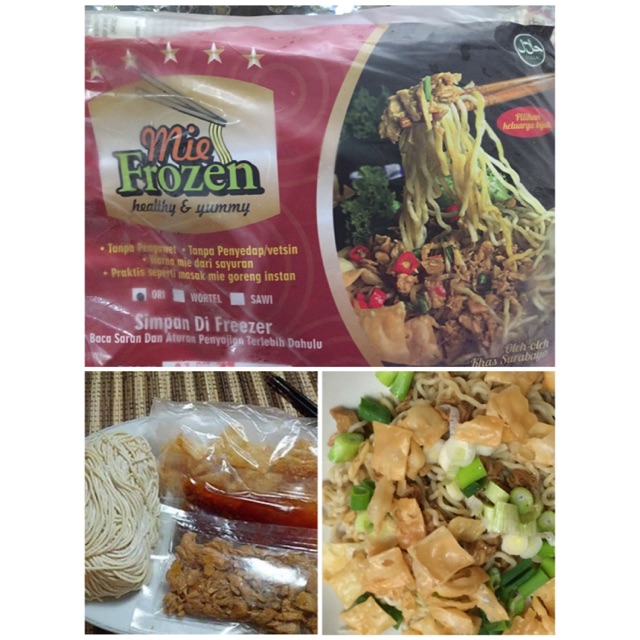 

Mie frozen (mie ayam instant ala surabaya)