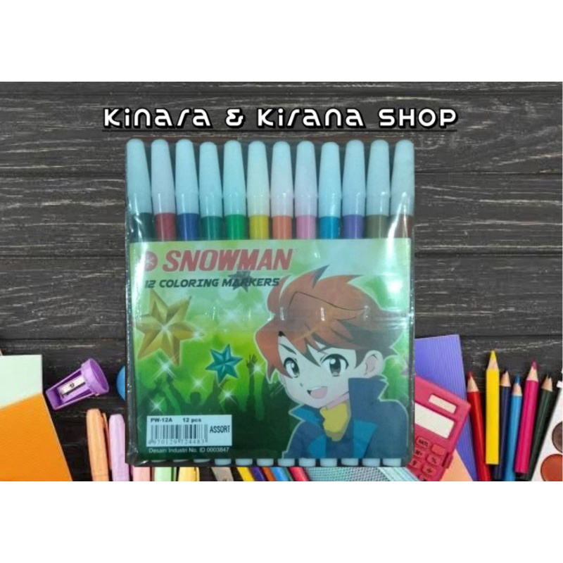 

Spidol warna warni SNOWMAN