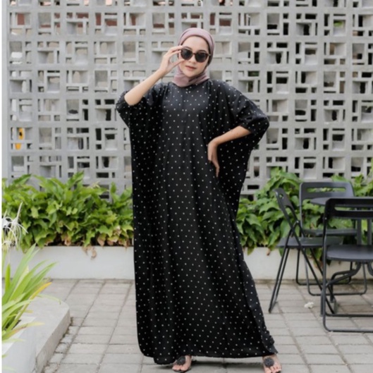 Kaftan Zolla Homey dress Daster Murah Rayon Viscose Baju Wanita Resleting Busui