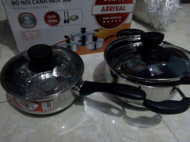 Panci Supor 304 Stainless Steel Stockpot Set - S15st1