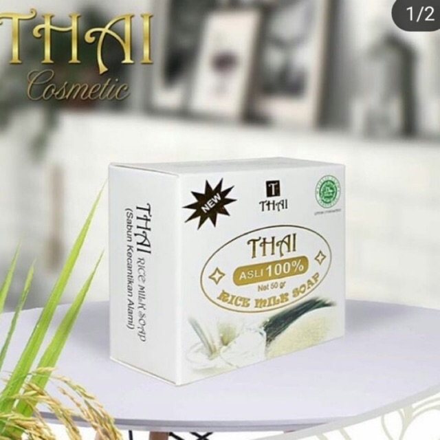 Thai Sabun Beras Susu Rice Milk Soap BPOM 50gr