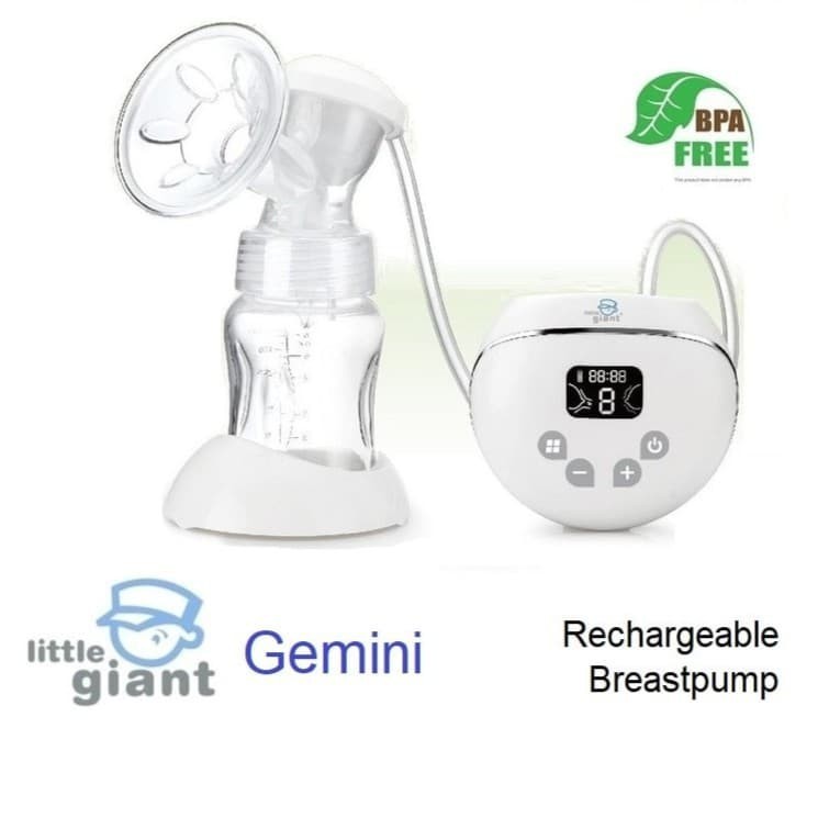 LG 6820 Little Giant Gemini Rechargeable Breast Pump / Pompa ASI Elektrik