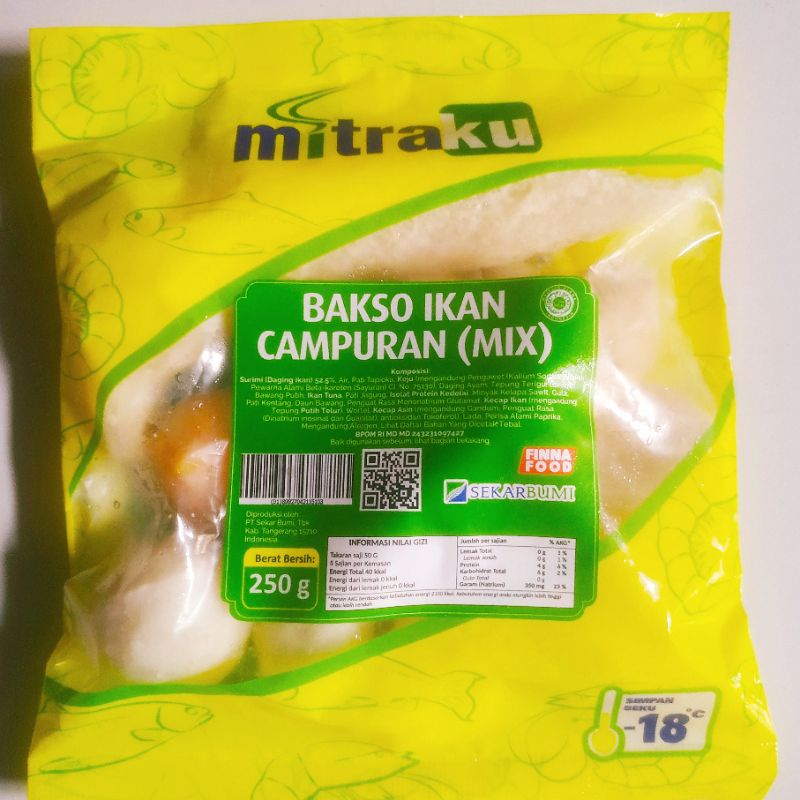 

MITRAKU BASO IKAN CAMPURAN MIX 250 GR