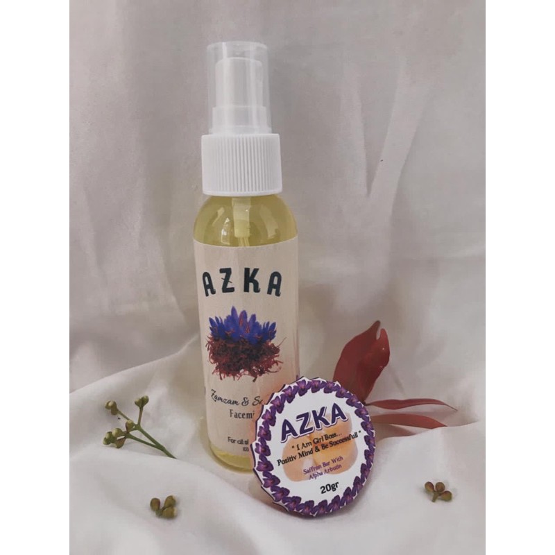 Paket facemist saffron & sabun saffron | Facemist & sabun saffron by Azka