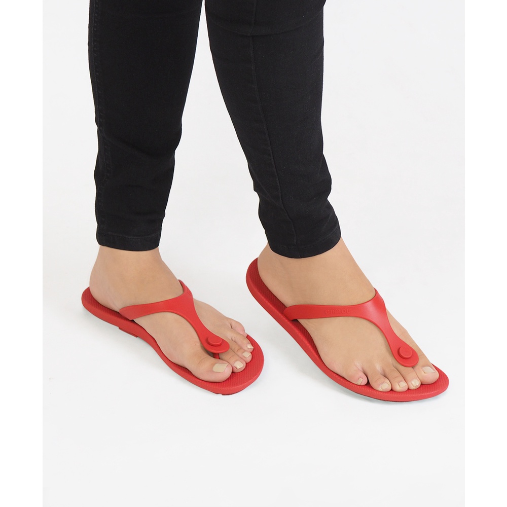 CAMOU Nikita Sandal Jepit Wanita dan Anak Perempuan Warna Merah