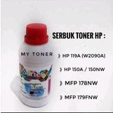 Serbuk Toner Compatible Printer 119a 150a 150nw MFP 178nw 279fnw w2093a magenta w2090a 65gram