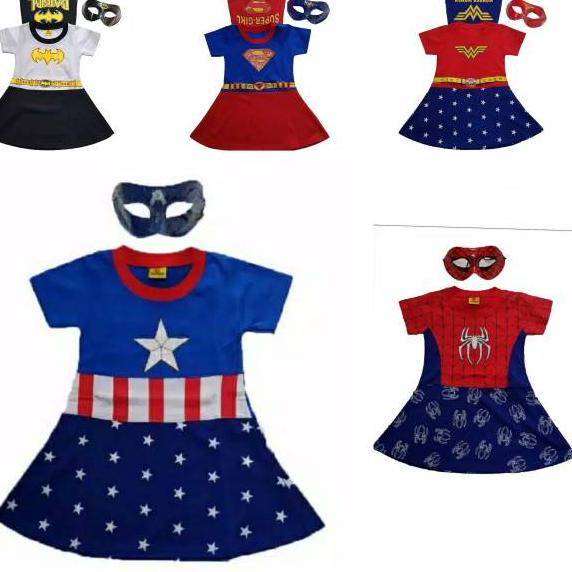 ♟ Kostum anak / kostum anak perempuan / kostum superhero / pakaian kostum anak perempuan / kostum ✭