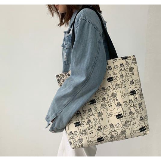 ( PAKAI RESLETING) Tote bag Korean style (Toko Uci)