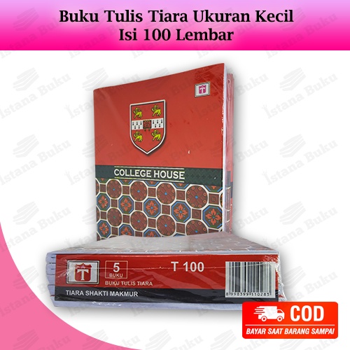 

Buku Tulis Kecil isi 100 lembar 1 pack 5 pcs ukuran 16cmX21cm