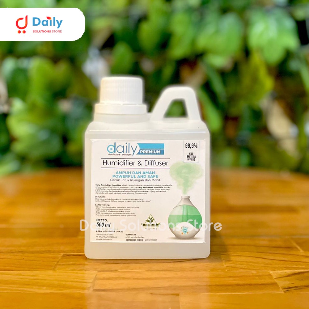 DESINFEKTAN DAILY DISINFEKTAN HUMIDIFIER &amp; DIFFUSER 500ml ANTIBACTERIAL DAN VIRUS