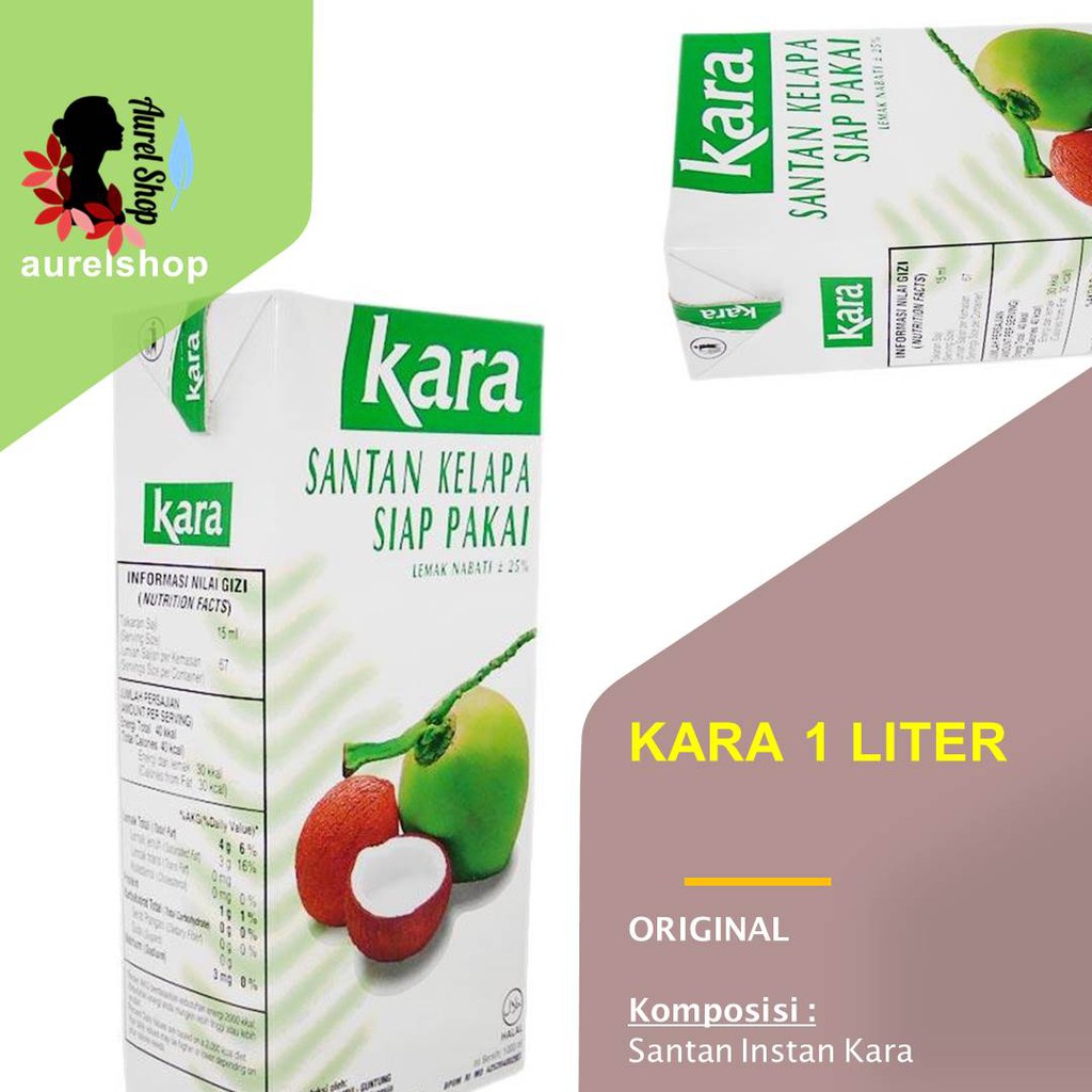 

KARA Santan Kelapa Siap Pakai kemasan 1 liter
