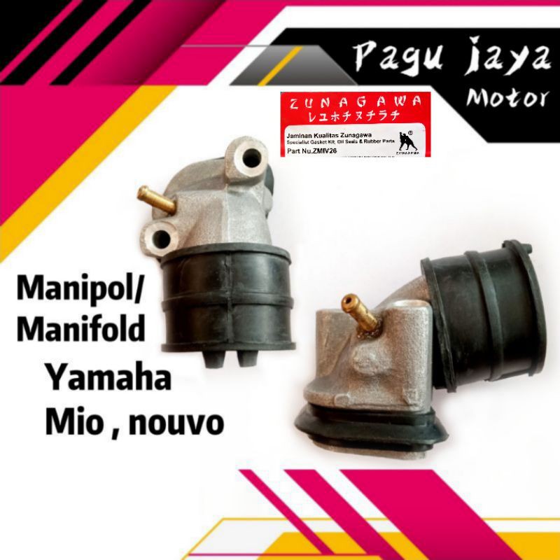 Intake manipol manipul manifold insulator yamaha mio nouvo zunagawa