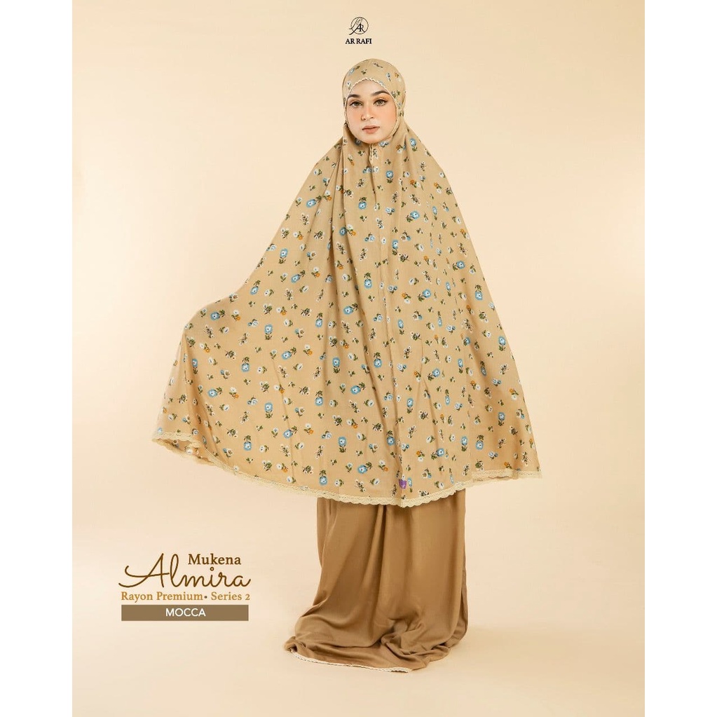 Mukena Dewasa Rayon Renda Arrafi Mukena Almira Variasi Mukena Renda
