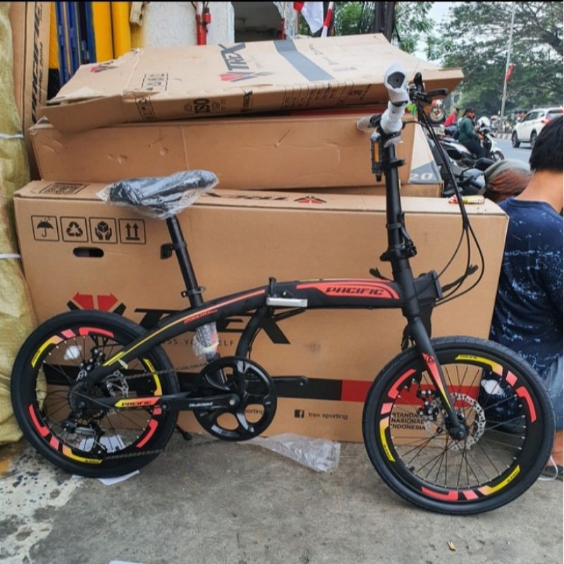 Sepeda lipat 20 Pasific 2980Rx 6.0 Velg Tinggi