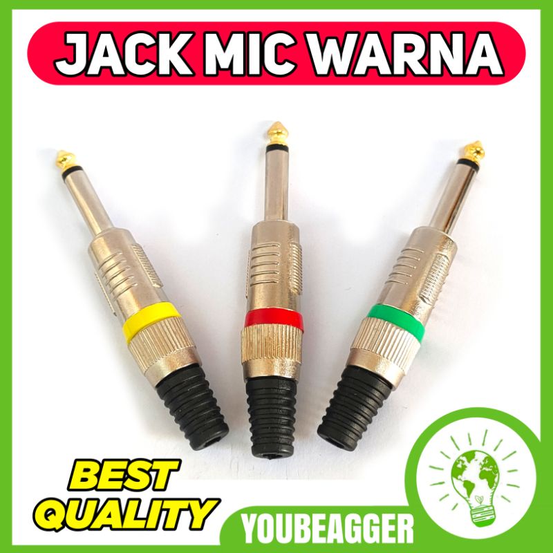 jack mic AKAI BESI WARNA canare