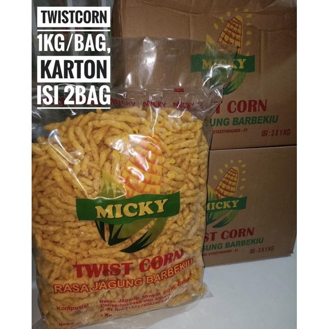 

Twistcorn micky / twist corn / snack jagung