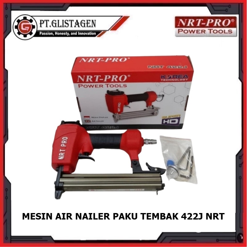 Jual Mesin Paku Tembak U Stapler Air Nailer Staples Gun Angin Nrt Pro